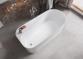 Baignoire îlot Le Mans Acrylique 150/170cm Hydromassage