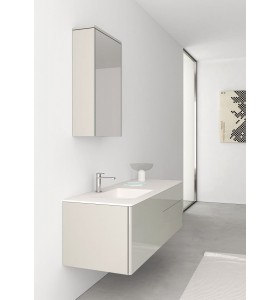 Plan Vasque + Meuble Suspendu en MDF - 3 Tiroirs | 3237